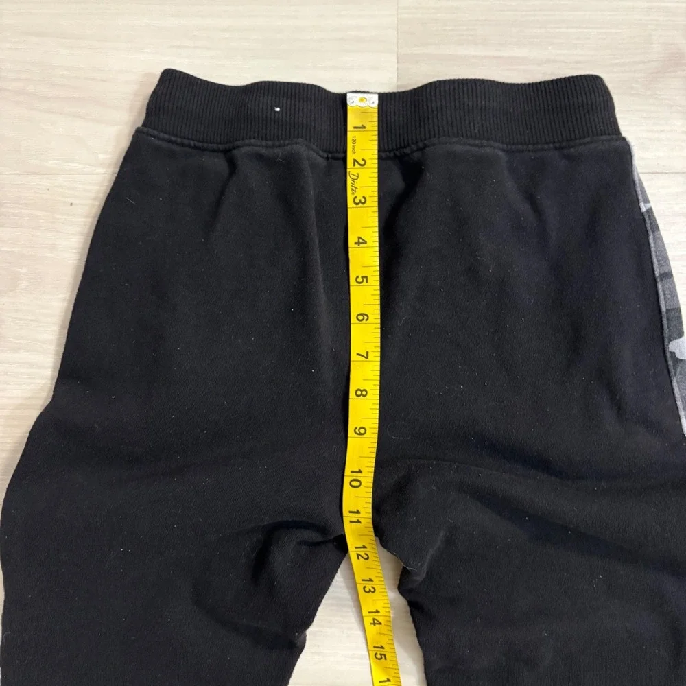 Childrens Place Jogger Boys Black Camo Side Stripe Sweatpants Size 10/12 L